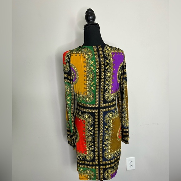 NWT Brand New Fashion Nova XL Long Sleeve Mini Dress with split sz XL - Picture 5 of 7